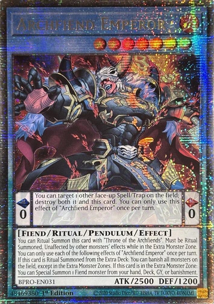 Archfiend Emperor (Starlight Rare)