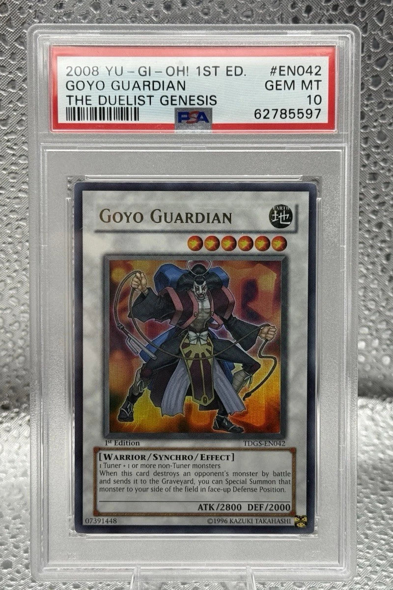 Goyo Guardian | TDGS-EN042 | Ultra Rare | PSA 10 | 1st Edition | The Duelist Genesis | 2008